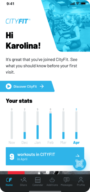 CityFit - Screen 4